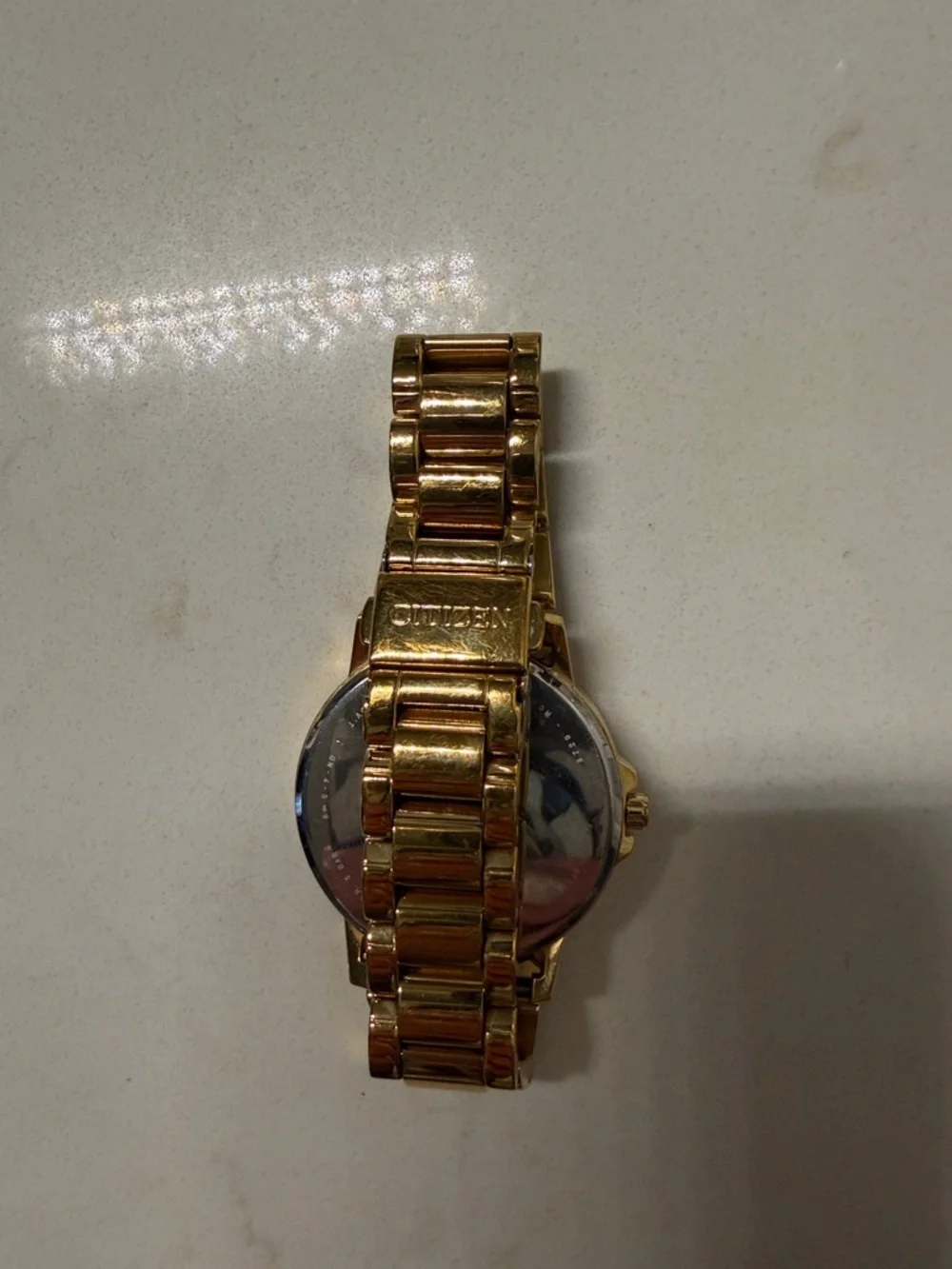 Citizen Gold-Tone Women's Crystal Dial Bracelet Watch